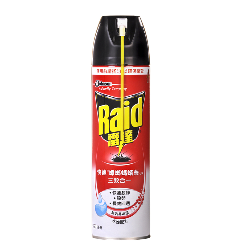 【Raid雷達】快速三效合一蟑螂螞蟻藥殺蟲劑550ml-無刺鼻味道