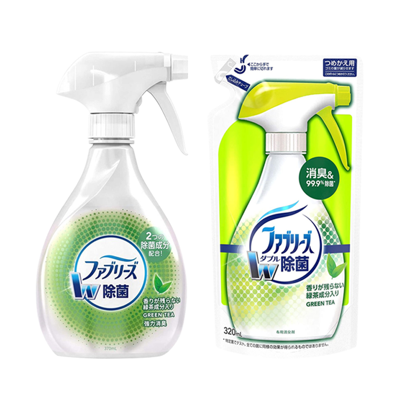 【風倍清】織物除菌消臭噴霧370ml- 綠茶清香