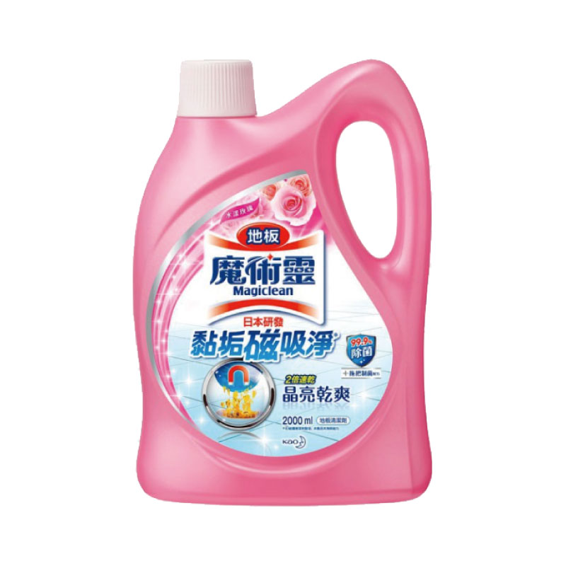 【魔術靈】水漾玫瑰香地板清潔劑2000ml
