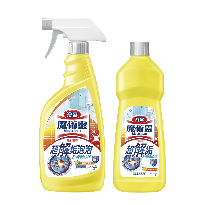 【魔術靈】浴室清潔劑500ml-舒適檸檬