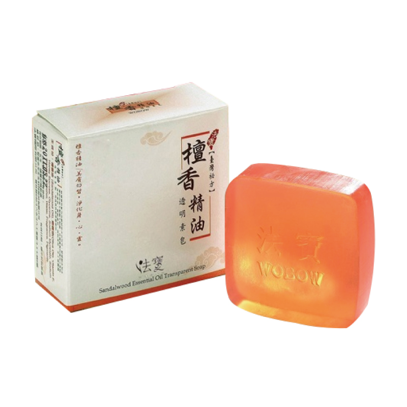 法寶透明素皂60g-檀香精油