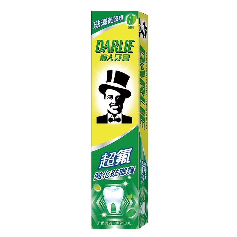 【黑人】牙膏超氟天然薄荷250g
