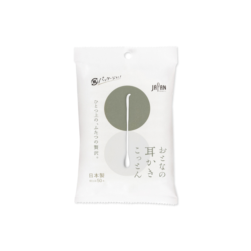 【HEIWA MEDIC】日本製耳勺式掏耳棉棒 - 袋裝（50支）