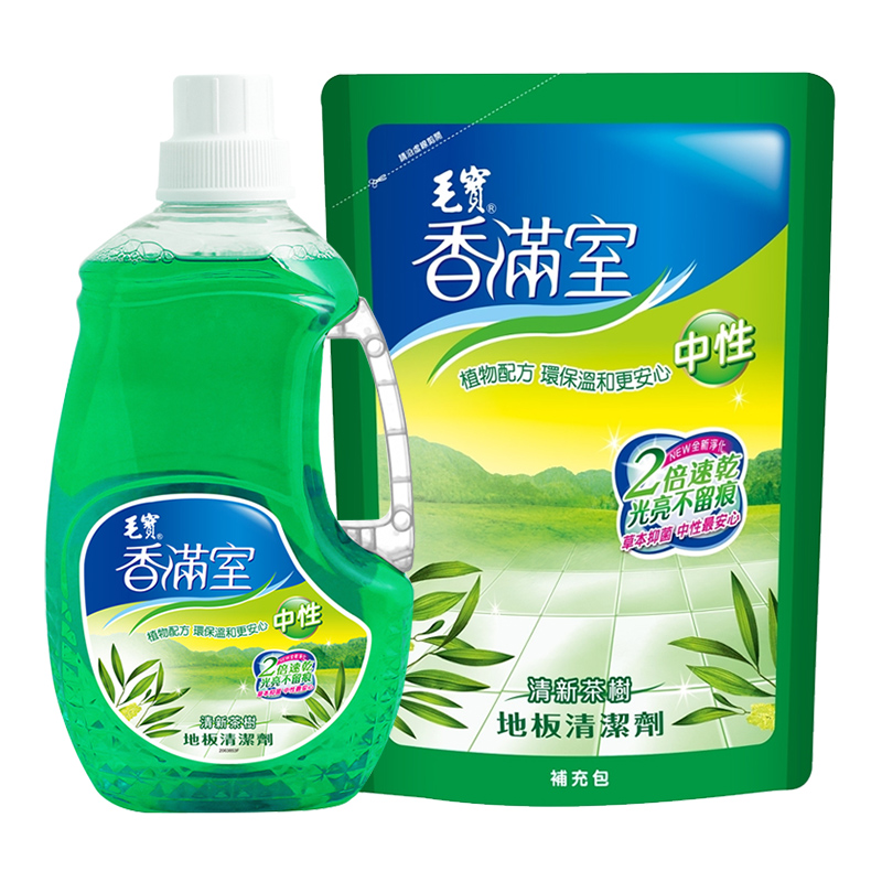【毛寶】香滿室中性地板清潔劑-茶樹