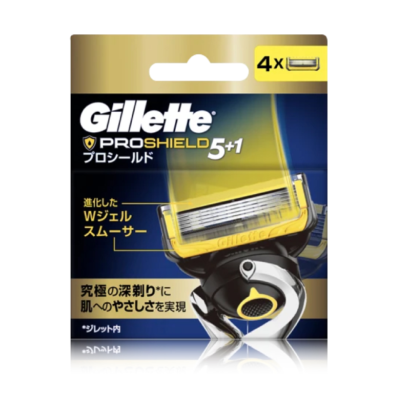 【Gillette吉列】鋒護Proshield潤滑剃鬍/刮鬍刀頭 4刀頭
