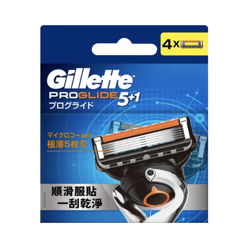 【Gillette吉列】無感Proglide刮鬍刀補充刀