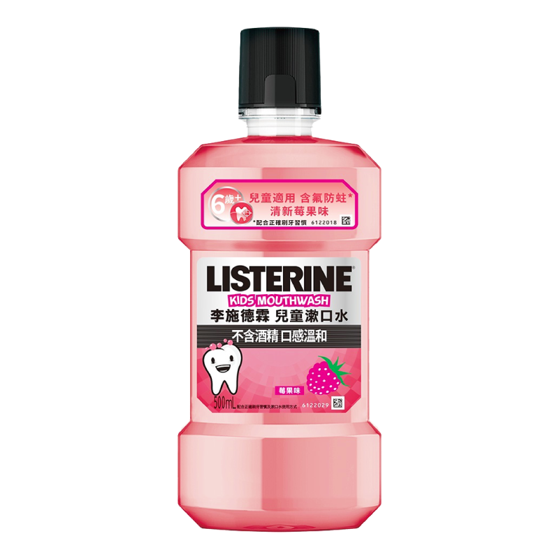 【LISTERINE李施德霖】兒童漱口水 500ml