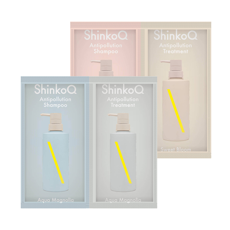 日本【ShinkoQ】深層呼吸多功能防護（洗髮+潤髮）-旅行一回分