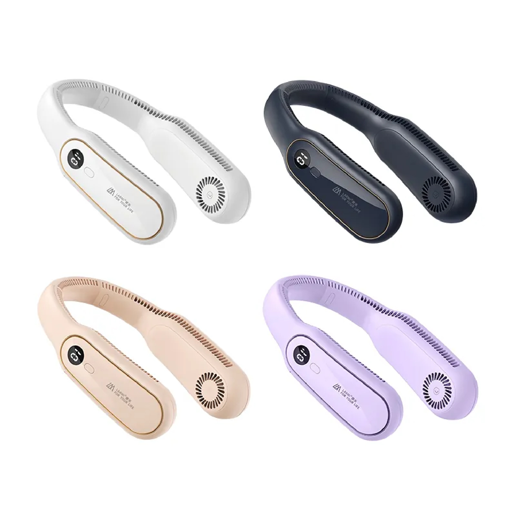 【LARMI 樂米】無葉掛脖風扇