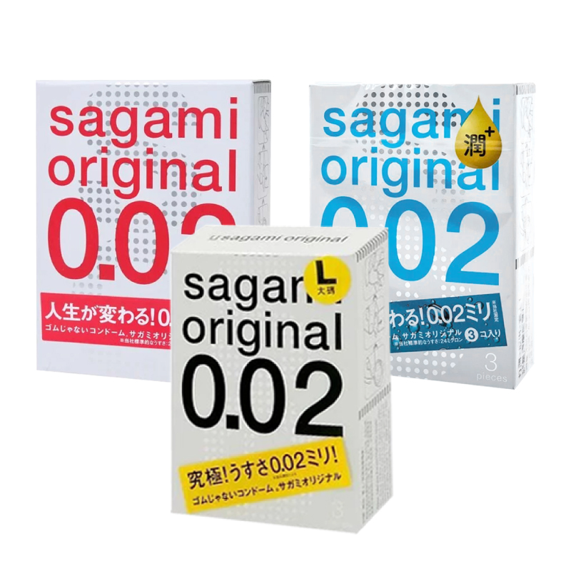 【sagami 相模元祖】002超激薄保險套-3入
