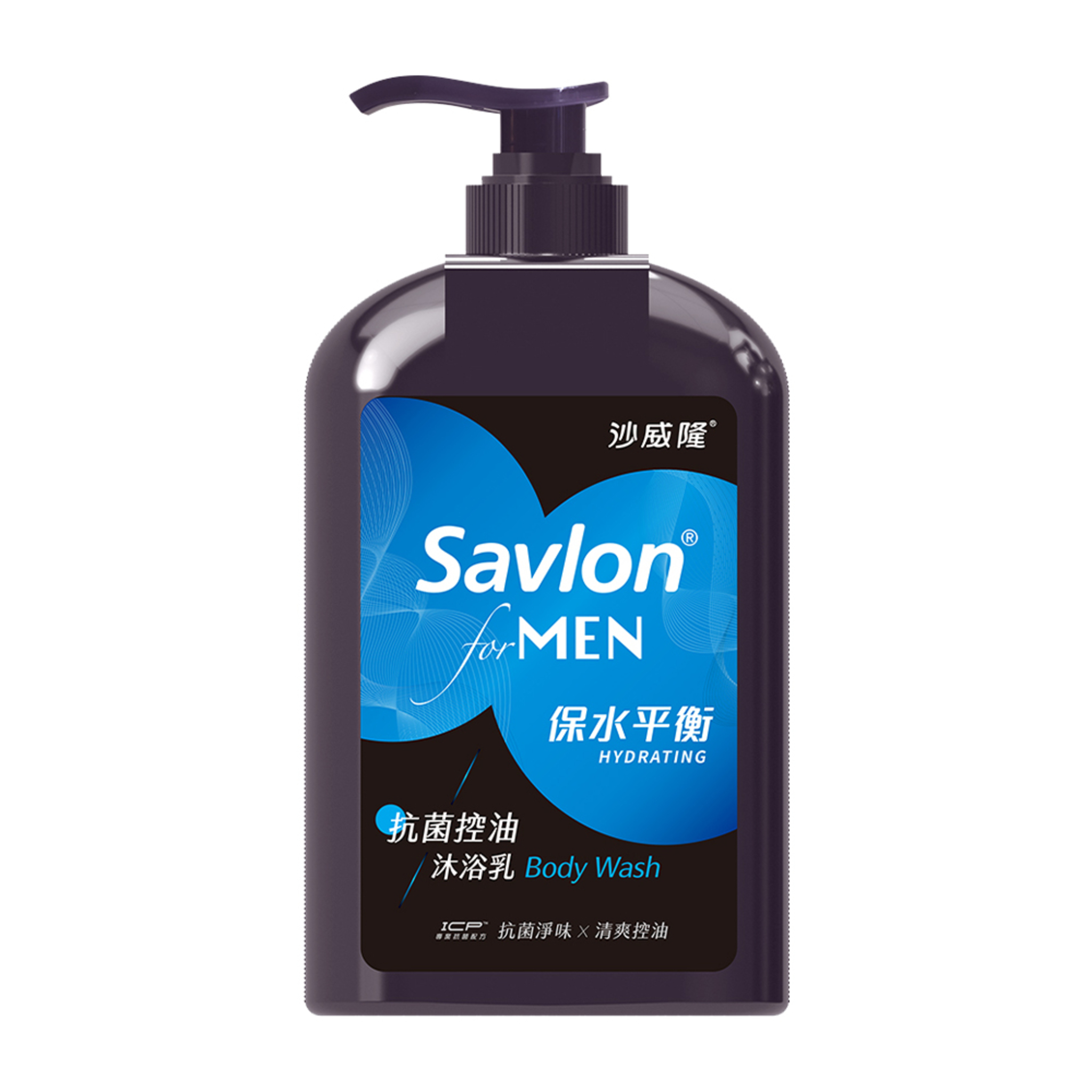 【Savlon沙威隆】男性抗菌沐浴乳670ml -保水平衡