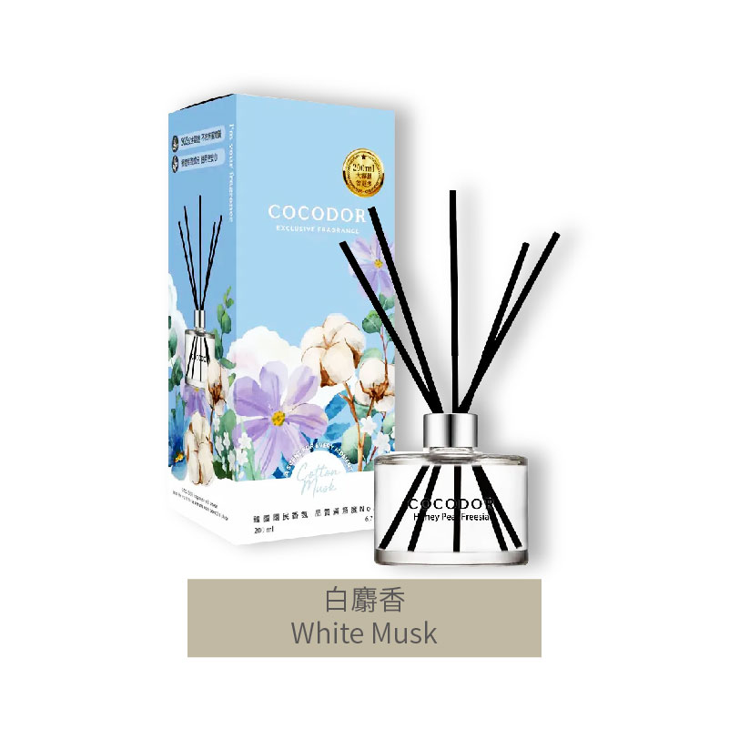 韓國【cocodor】經典擴香瓶200mL-白麝香White Musk
