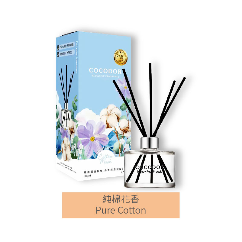 韓國【cocodor】經典擴香瓶200mL-純棉花香 Pure Cotton