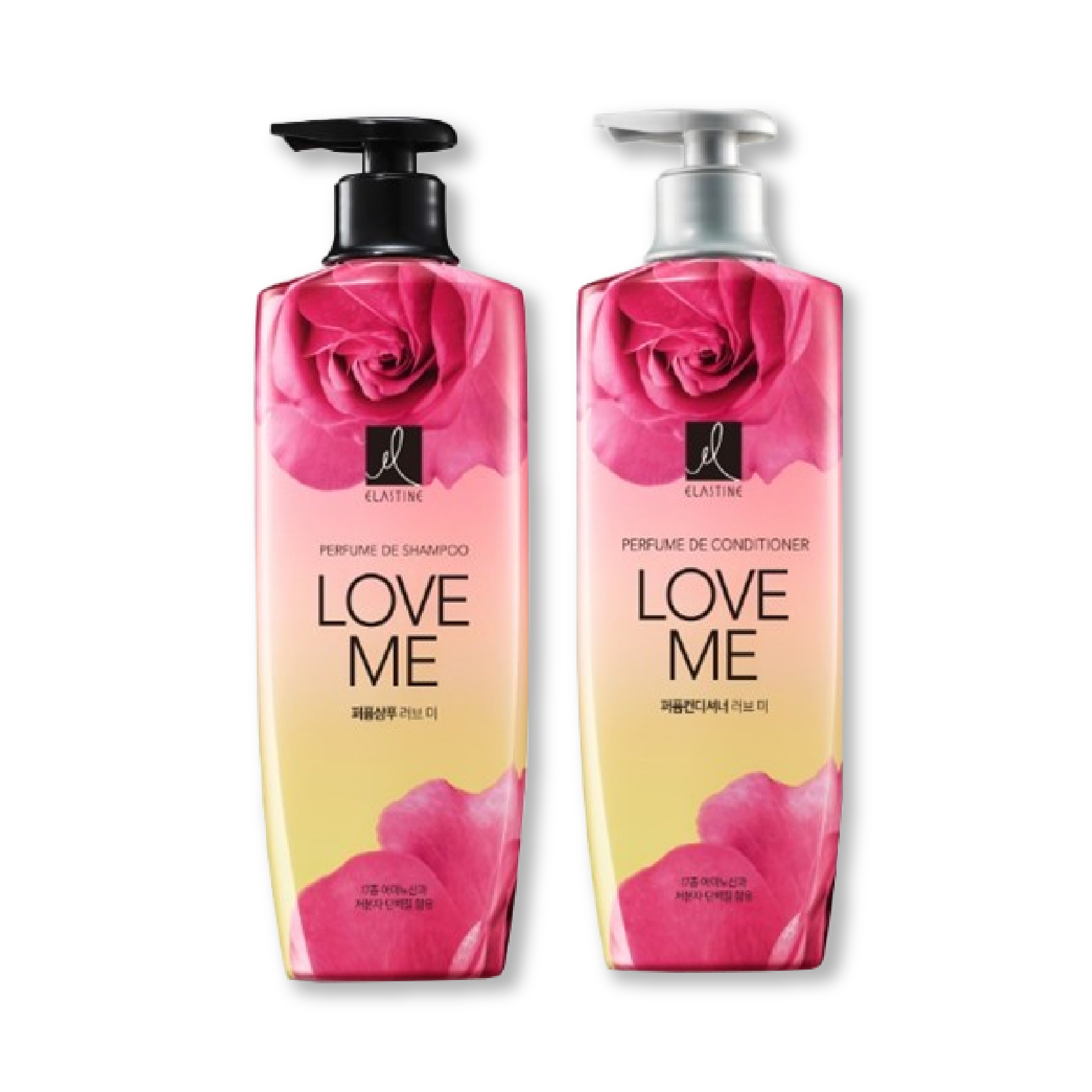 【Elastine伊絲婷】奢華香水洗髮精/潤髮乳600ml-甜蜜愛戀