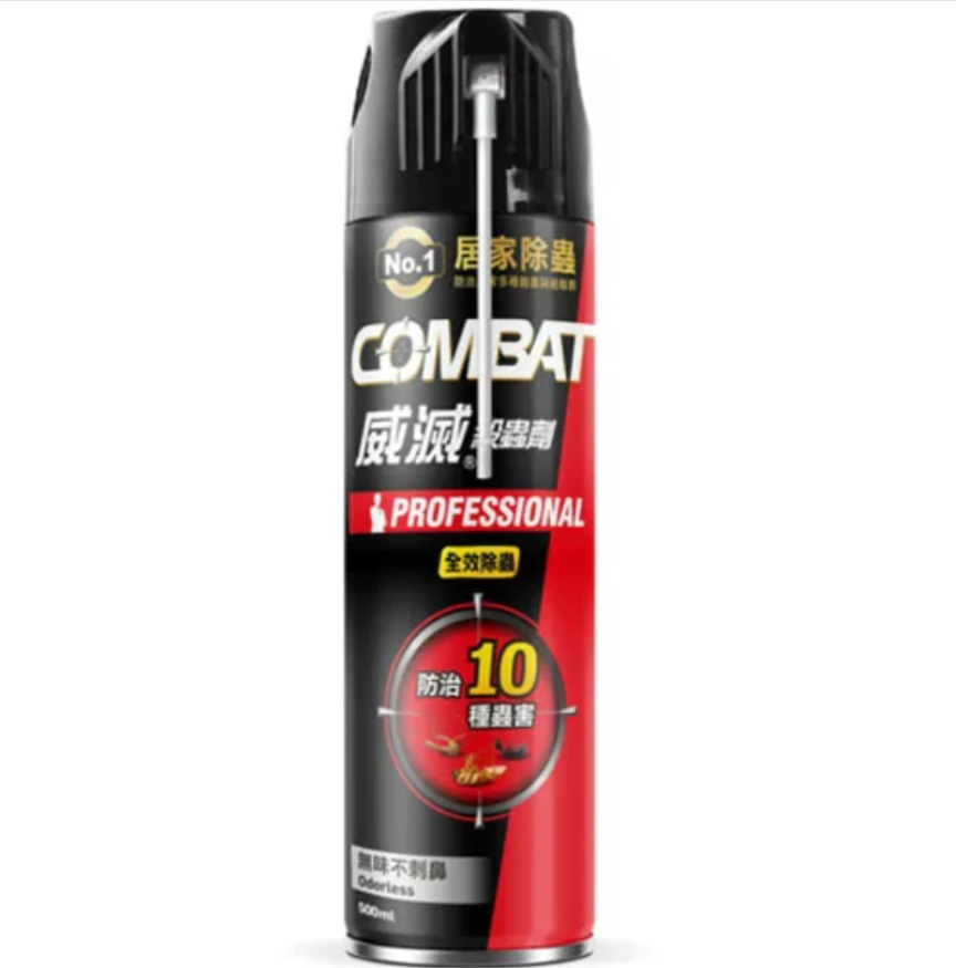 【Combat威滅】全效除蟲殺蟲劑500mL-無味不刺鼻