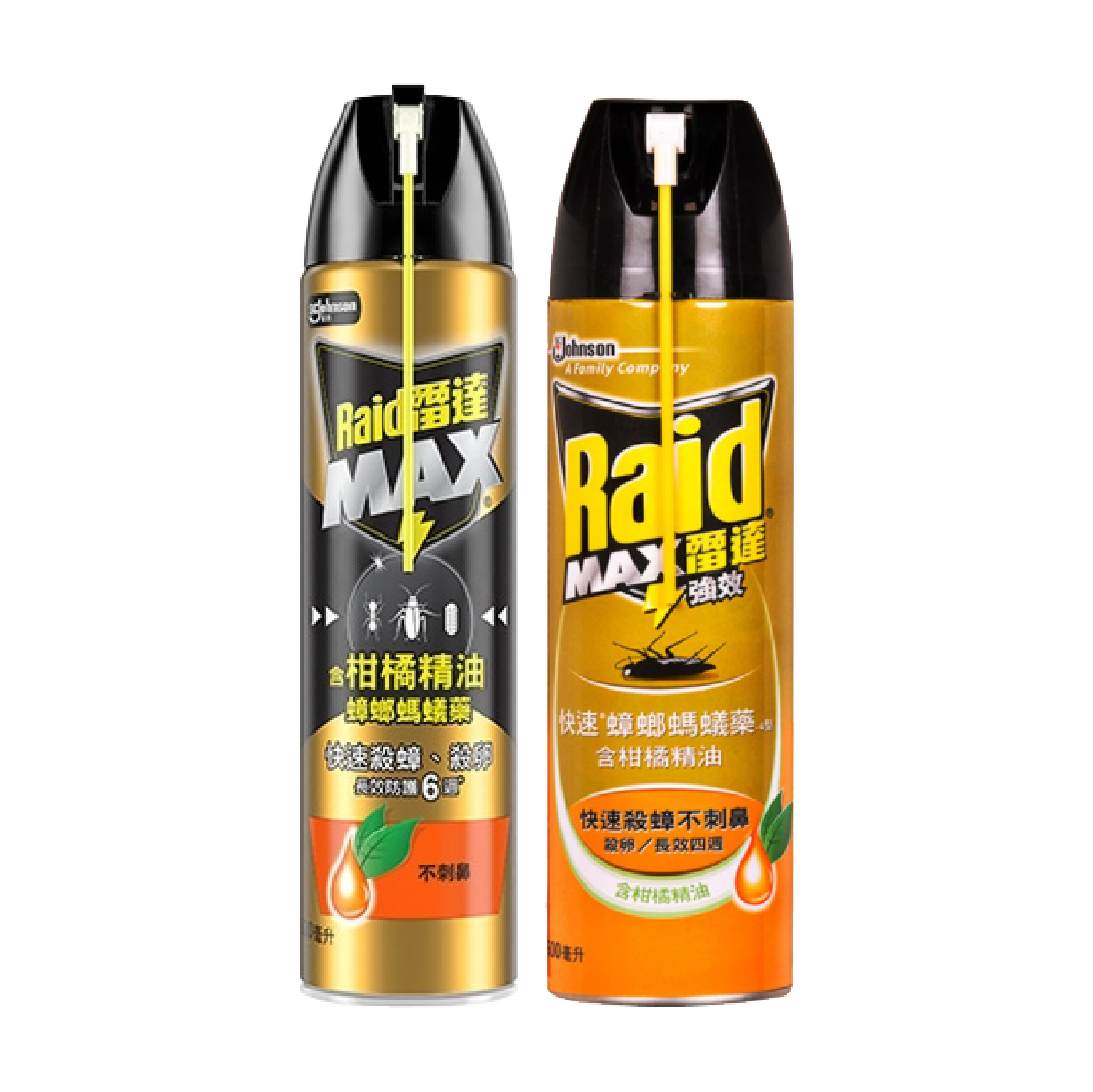 【Raid雷達】快速蟑螂螞蟻噴霧殺蟲劑500ml -含柑橘精油